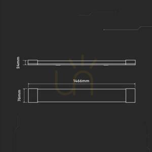 Oprawa V-TAC 50W LED liniowa natynkowa CREE CHIP 150cm 120Lm/W VT-8-50 4000K 6000lm 6 Lat gwarancji 3 Oprawa V-TAC 50W LED liniowa natynkowa CREE CHIP 150cm 120Lm/W VT-8-50 4000K 6000lm 6 Lat gwarancji small 3