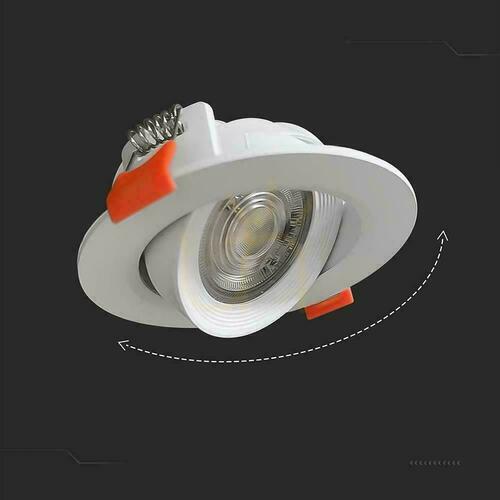 Sprawdź Oczko LED V-TAC 7W białe downlight 3w1 VT-2707CCT 3000K-4000K-6500K 510lm 5 Lat gwarancji