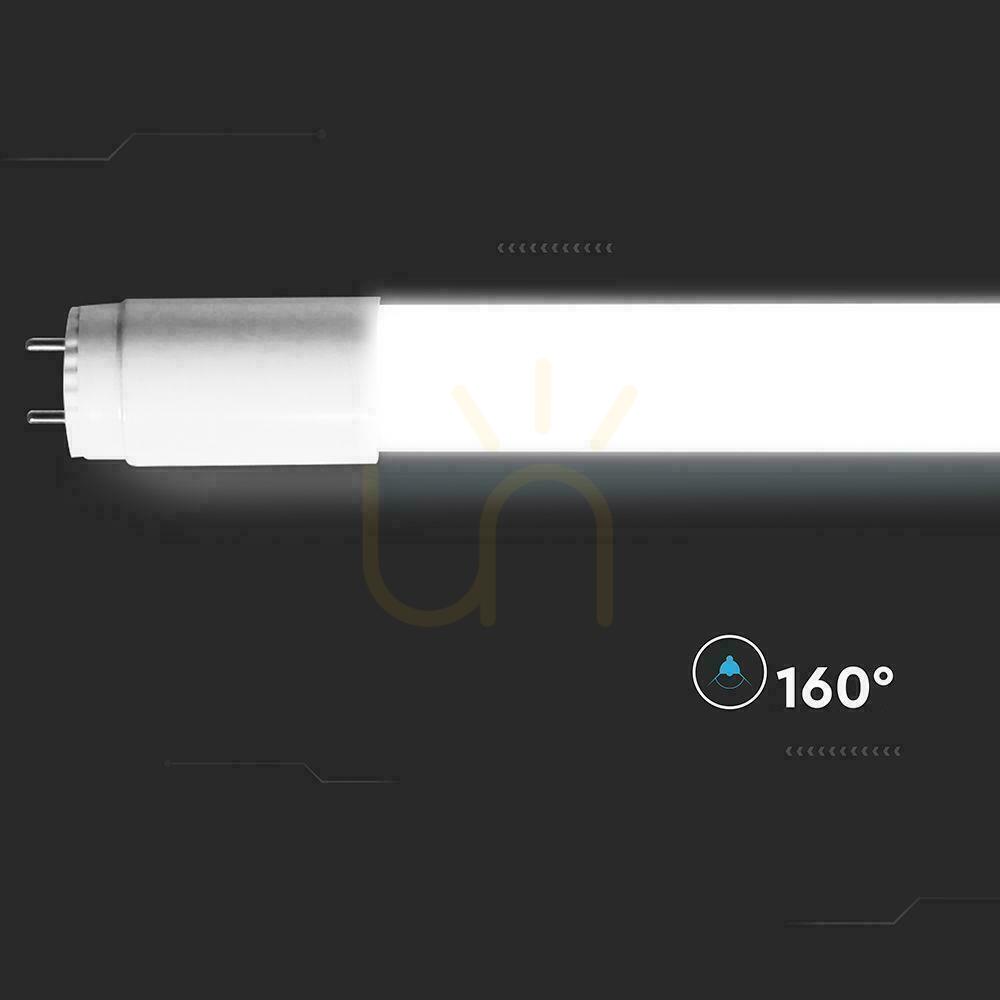 Obejrzyj Tuba świetlówka LED T8 V-TAC 120cm 16.5W G13 nano plastic 110Lm/w VT-122-N 6500K 1850lm 3 lata gwarancji Tuba świetlówka LED T8 V-TAC 120cm 16.5W G13 nano plastic 110Lm/w VT-122-N 6500K 1850lm 3 lata gwarancji
