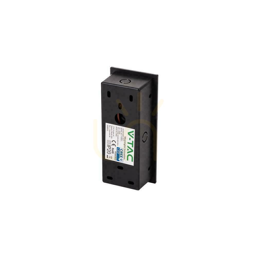 Obejrzyj Oprawa LED V-TAC 2W COB CREE kinkiet czarny hotel łóżko włącznik VT-88061-B 3000K 76lm Oprawa LED V-TAC 2W COB CREE kinkiet czarny hotel łóżko włącznik VT-88061-B 3000K 76lm