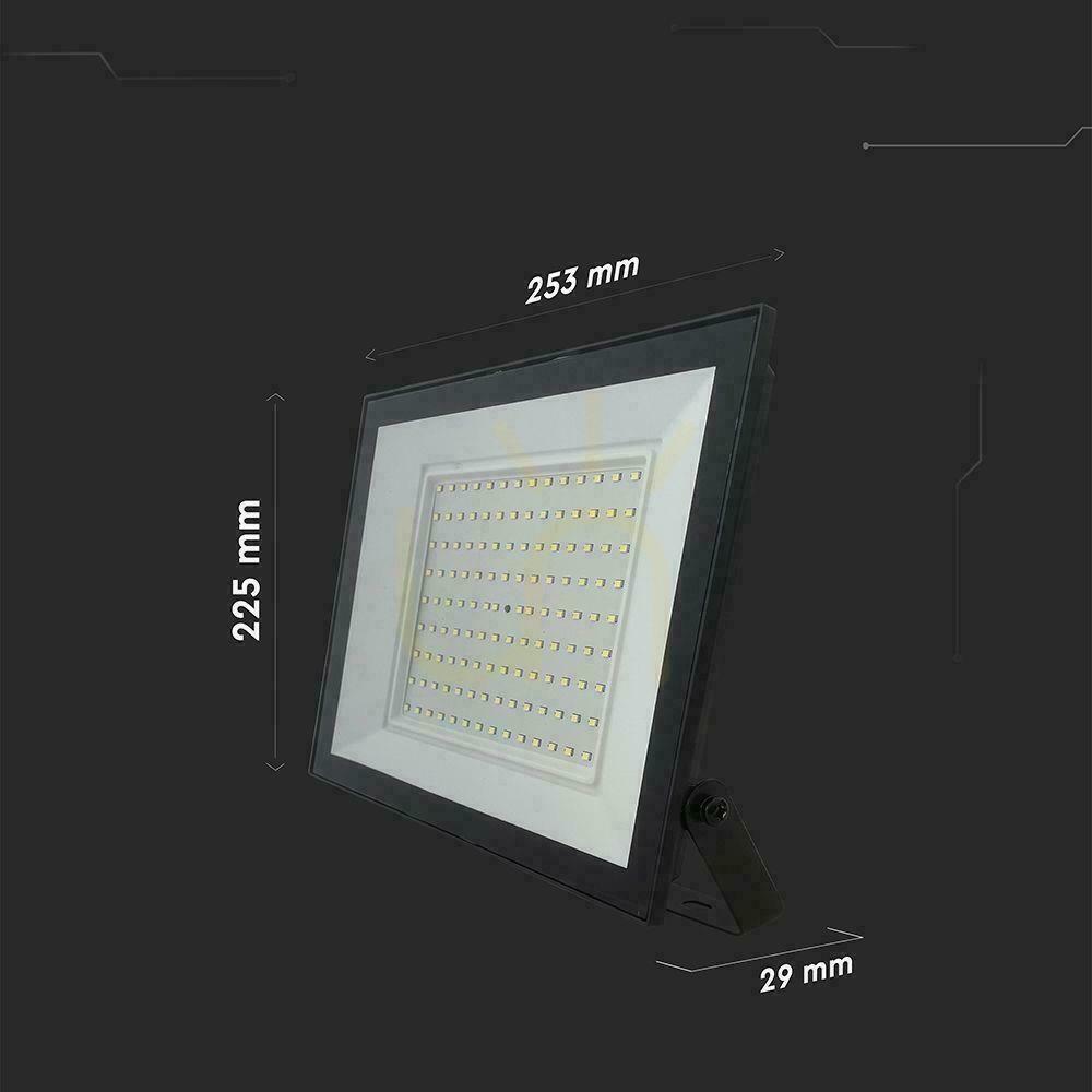 Pokaż Projektor LED V-TAC 100W LED SMD czarny VT-44109 3000K 9500lm Projektor LED V-TAC 100W LED SMD czarny VT-44109 3000K 9500lm