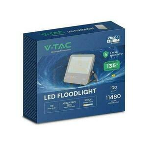 Projektor LED V-TAC CREE CHIP 100W 135lm/W czarna obudowa przewód 1m IP65 VT-44101 4000K 11480lm 6 lat gwarancji small 4