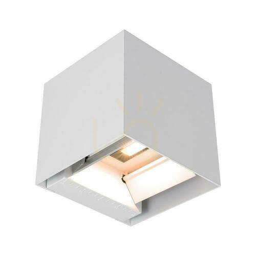 Sprawdź Oprawa ścienna solarna V-TAC 9W LED COB biała kostka 15x15cm IP65 czujnik ruchu VT-409CCT 3000K-4000K-5000K 800lm