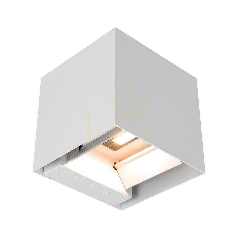 Sprawdź Oprawa ścienna solarna V-TAC 9W LED COB biała kostka 15x15cm IP65 czujnik ruchu VT-409CCT 3000K-4000K-5000K 800lm Oprawa ścienna solarna V-TAC 9W LED COB biała kostka 15x15cm IP65 czujnik ruchu VT-409CCT 3000K-4000K-5000K 800lm