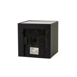 Oprawa ścienna solarna V-TAC 9W LED COB antracyt kostka 15x15cm IP65 czujnik ruchu VT-409CCT 3000K-4000K-5000K 800lm small 3