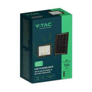 Projektor LED solarny V-TAC 50W CCT pilot auto timer IP65 czarny VT-54W 700lm 3 lata gwarancji small 5