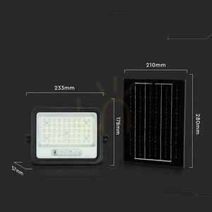 Projektor LED solarny V-TAC 100W CCT pilot auto timer IP65 czarny VT-104W 1000lm 3 lata gwarancji 4 Projektor LED solarny V-TAC 100W CCT pilot auto timer IP65 czarny VT-104W 1000lm 3 lata gwarancji small 4