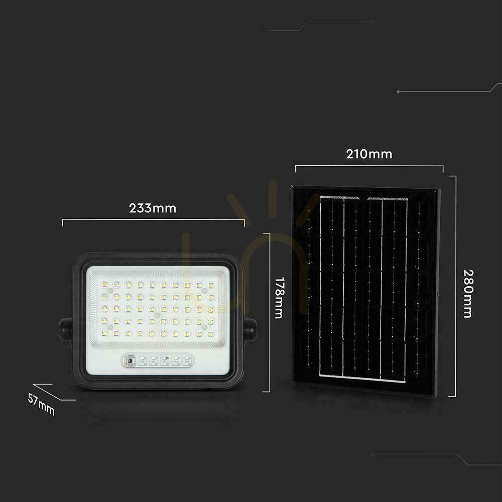Pokaż Projektor LED solarny V-TAC 100W CCT pilot auto timer IP65 czarny VT-104W 1000lm 3 lata gwarancji Projektor LED solarny V-TAC 100W CCT pilot auto timer IP65 czarny VT-104W 1000lm 3 lata gwarancji