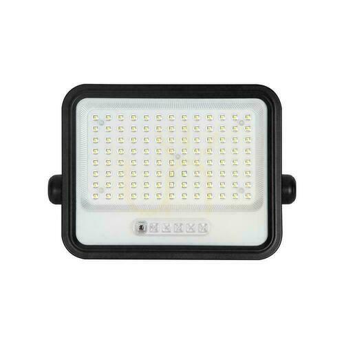Sprawdź Projektor LED solarny V-TAC 200W CCT pilot auto timer IP65 czarny VT-204W 1700lm 3 lata gwarancji