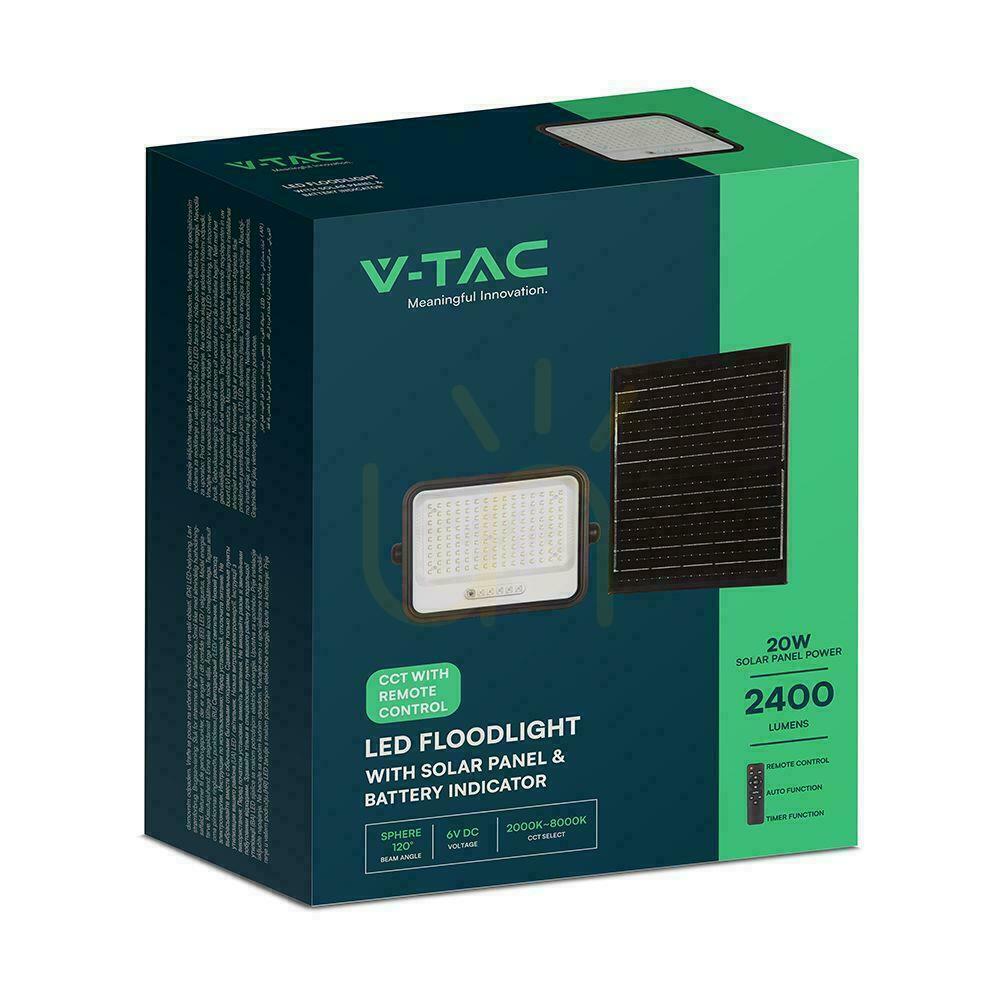 Sprawdź Projektor LED solarny V-TAC 300W CCT pilot auto timer IP65 czarny VT-304W 2400lm 3 lata gwarancji Projektor LED solarny V-TAC 300W CCT pilot auto timer IP65 czarny VT-304W 2400lm 3 lata gwarancji
