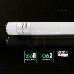 Tuba świetlówka LED T8 V-TAC CREE CHIP 150cm 15W G13 150Lm/W nano plastic VT-015 6500K 2250lm 6 lat gwarancji small 4
