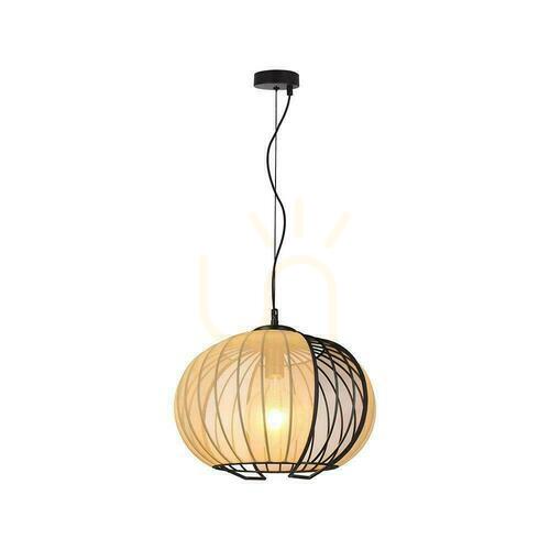 Sprawdź Oprawa zwieszana V-TAC E27 400x350mm czarny matowy, beżowy VT-89011 3 lata gwarancji
