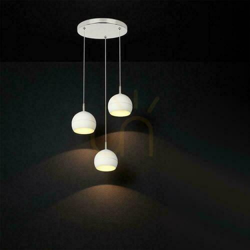 Sprawdź Lampa wisząca V-TAC VT-89023 potrójna LED 3×10 W biała 3000K