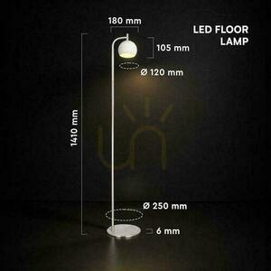 Oprawa lampa podłogowa 10W LED 140cm biała VT-89024 3000K 1200lm 2 Oprawa lampa podłogowa 10W LED 140cm biała VT-89024 3000K 1200lm small 2