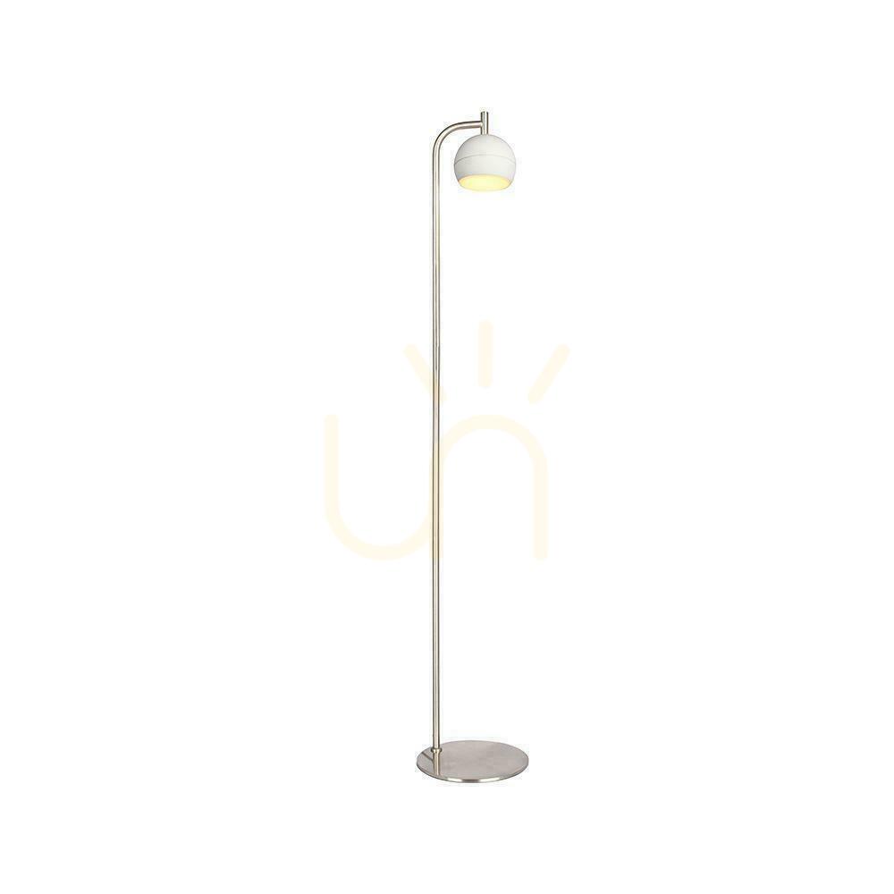 Sprawdź Oprawa lampa podłogowa 10W LED 140cm biała VT-89024 3000K 1200lm Oprawa lampa podłogowa 10W LED 140cm biała VT-89024 3000K 1200lm