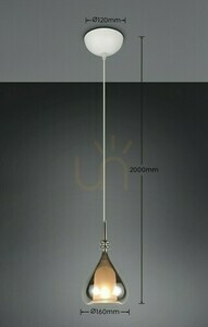 Lampa Wisząca Trio ALDEA 349400157 small 6
