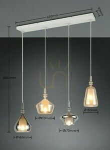 Lampa Wisząca Trio ALDEA 349400417 small 6