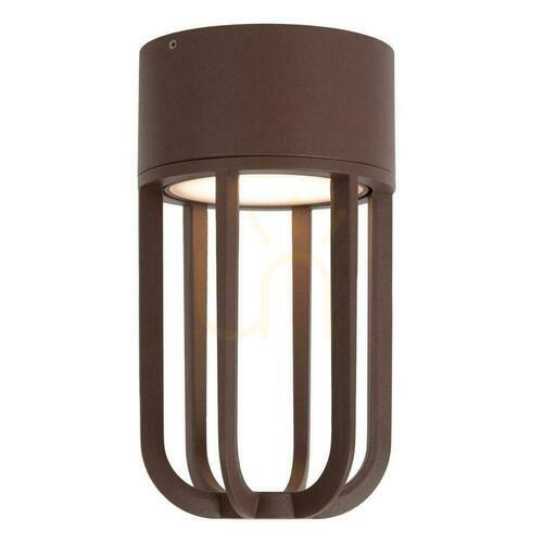 Sprawdź Plafon zewnętrzny Lucide WELLS brązowy LED IP54 8W 10 cm 33807/08/97