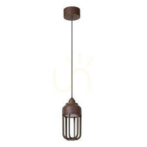 Lampa zewnętrzna wisząca Lucide Wells LED 8W brązowa IP54 33810/08/97 small 1