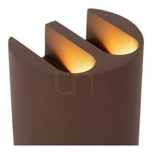Kinkiet zewnętrzny Lucide YORK rdzawy brąz LED 4x1,2W 2700K IP54 33811/04/97 small 2