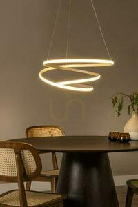 Lampa wisząca Lucide ESPIRAL brązowa LED 40W regulowana 120 cm small 4