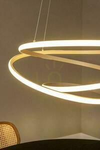 Lampa wisząca Lucide ESPIRAL brązowa LED 40W regulowana 120 cm small 5
