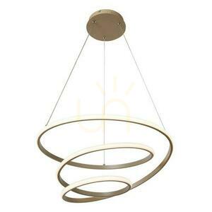 Lampa wisząca Lucide ESPIRAL brązowa LED 40W regulowana 120 cm small 8
