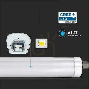 Oprawa hermetyczna LED V-TAC CREE CHIP G-series 150cm 48W 135Lm/W VT-1574 4000K 6430lm 6 Lat gwarancji 5 Oprawa hermetyczna LED V-TAC CREE CHIP G-series 150cm 48W 135Lm/W VT-1574 4000K 6430lm 6 Lat gwarancji small 5