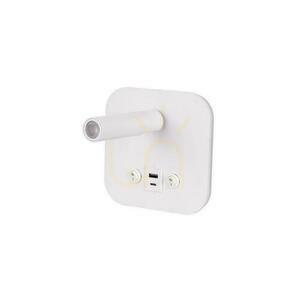 Oprawa LED V-TAC 8W COB CREE kinkiet biały hotel łóżko USB+USB C włącznik VT-80068-W 3000K 830lm 2 Lata gwarancji 3 Oprawa LED V-TAC 8W COB CREE kinkiet biały hotel łóżko USB+USB C włącznik VT-80068-W 3000K 830lm 2 Lata gwarancji small 3