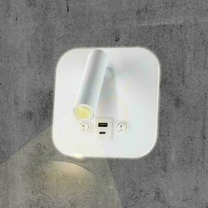 Oprawa LED V-TAC 8W COB CREE kinkiet biały hotel łóżko USB+USB C włącznik VT-80068-W 3000K 830lm 2 Lata gwarancji 8 Oprawa LED V-TAC 8W COB CREE kinkiet biały hotel łóżko USB+USB C włącznik VT-80068-W 3000K 830lm 2 Lata gwarancji small 8