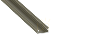 Profil LED Lumines ONI 1 m, inox anodowany, nawierzchniowy, 14,4 × 6,5 mm, taśma do 12 mm small 0