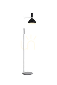Lampa podłogowa Markslojd Larry 106857 czarna 1x60W 146 cm small 0