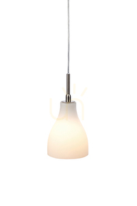 Lampa wisząca Markslojd Ven 104649 biała metal szkło 12 cm 1x40W small 0