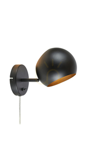 Kinkiet Markslojd Edgar czarny metalowy 1-punktowy 108753 small 0