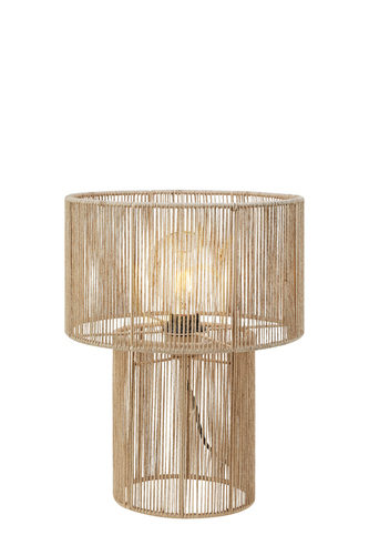 Sprawdź Lampa stołowa Markslojd SOGA 108769 naturalna juta stal 30 cm
