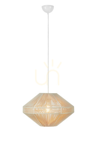 Sprawdź Lampa wisząca Markslojd Razzo 108823 beżowa 50 cm