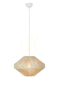 Lampa wisząca Markslojd Razzo 108823 beżowa 50 cm small 0