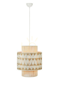 Lampa wisząca Markslojd ANO 108824 brązowa 45 cm small 0