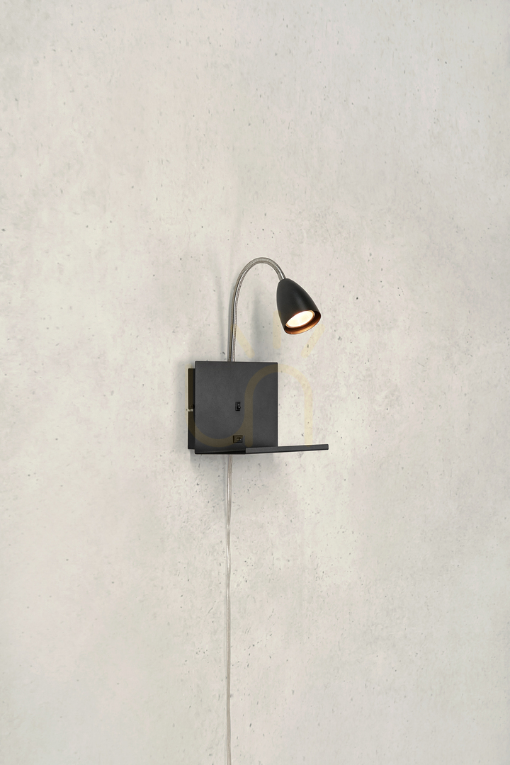 Zobacz Kinkiet Markslojd Cuarto czarny 30 cm 108855 Kinkiet Markslojd Cuarto czarny 30 cm 108855