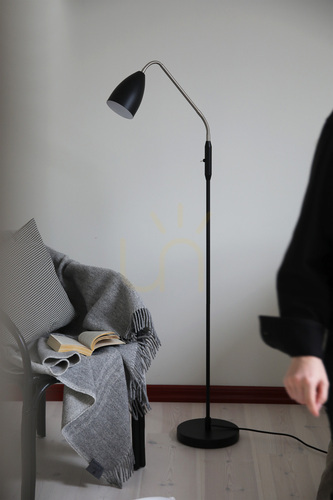 Sprawdź Lampa podłogowa Markslojd PATRO LED czarna stalowa 140 cm 108886