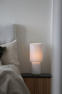 Lampa stołowa Markslojd CATIS 108897 biała stalowa 45 cm small 1
