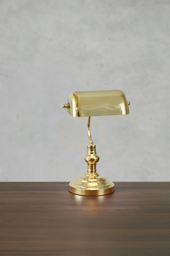 Sprawdź Lampa stołowa Markslojd Bankers 108977 mosiądz 42 cm stal
