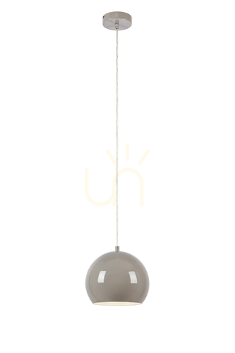 Sprawdź Lampa wisząca Markslojd POP 108989 szara 20 cm stalowa