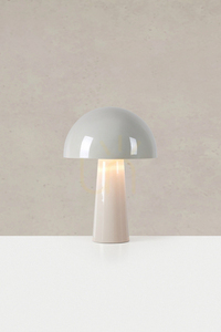 Lampa stołowa Markslojd Mantar 108993 szara stalowa 25x36 cm small 1