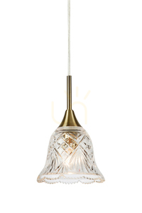 Lampa wisząca Markslojd Luna 109011 antyczny mosiądz 13,5 cm small 0