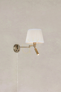 Kinkiet Markslojd 109017 Pivot 2L mosiądz stal 42,5 cm LED 3000K small 1