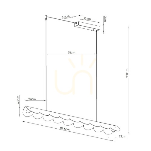 Sprawdź Lampa wisząca BISCUIT 100 ochra czerwona LED 3000K