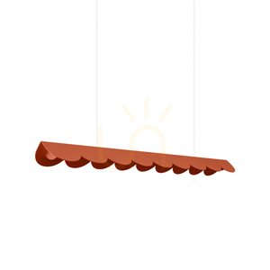 Lampa wisząca BISCUIT 100 ochra czerwona LED 3000K small 0