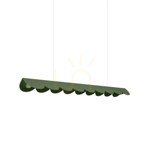 Lampa wisząca BISCUIT 100 zielona oliwka LED 3000K small 0