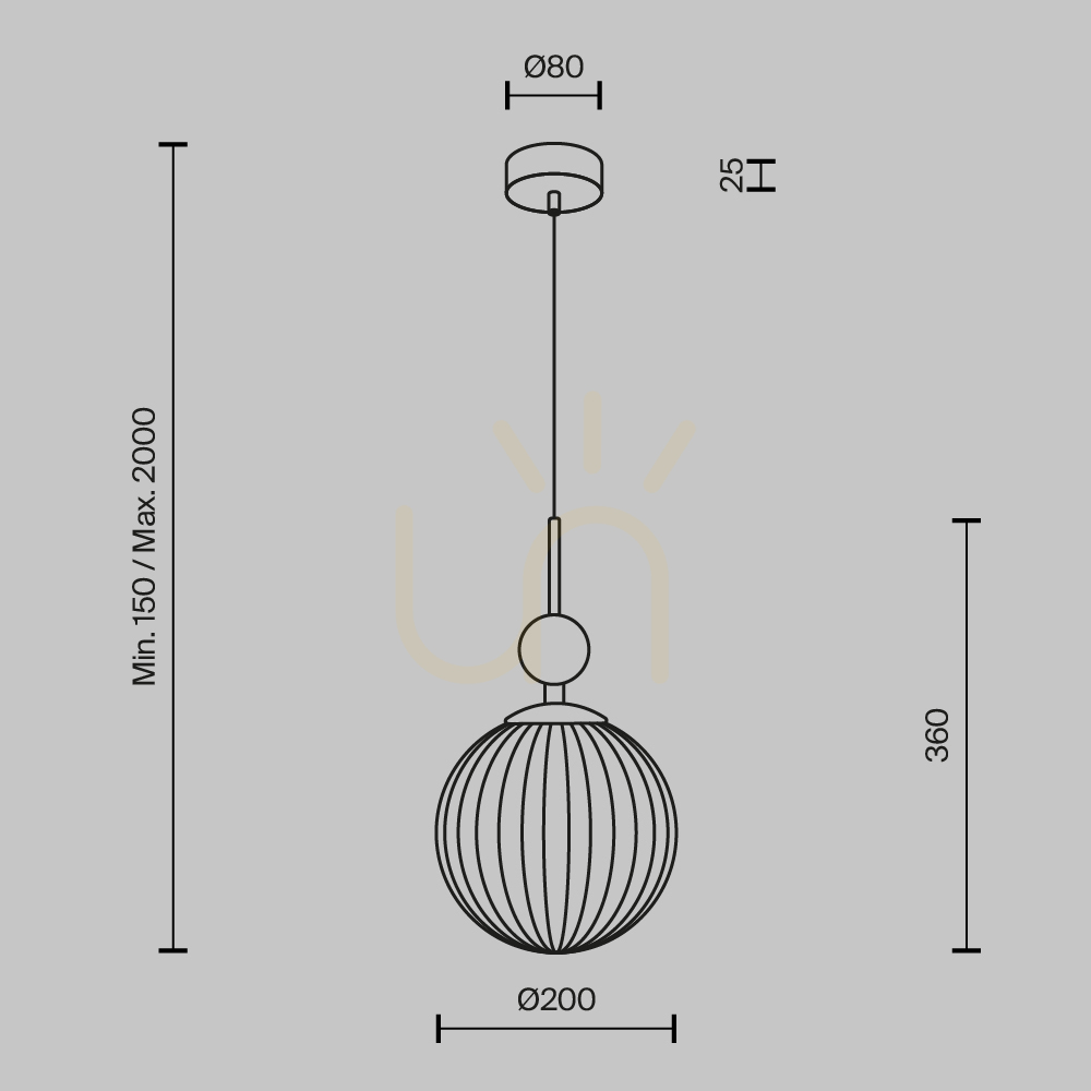 Pokaż Lampa wisząca TAVO MOD453PL-01BG Maytoni Lampa wisząca TAVO MOD453PL-01BG Maytoni